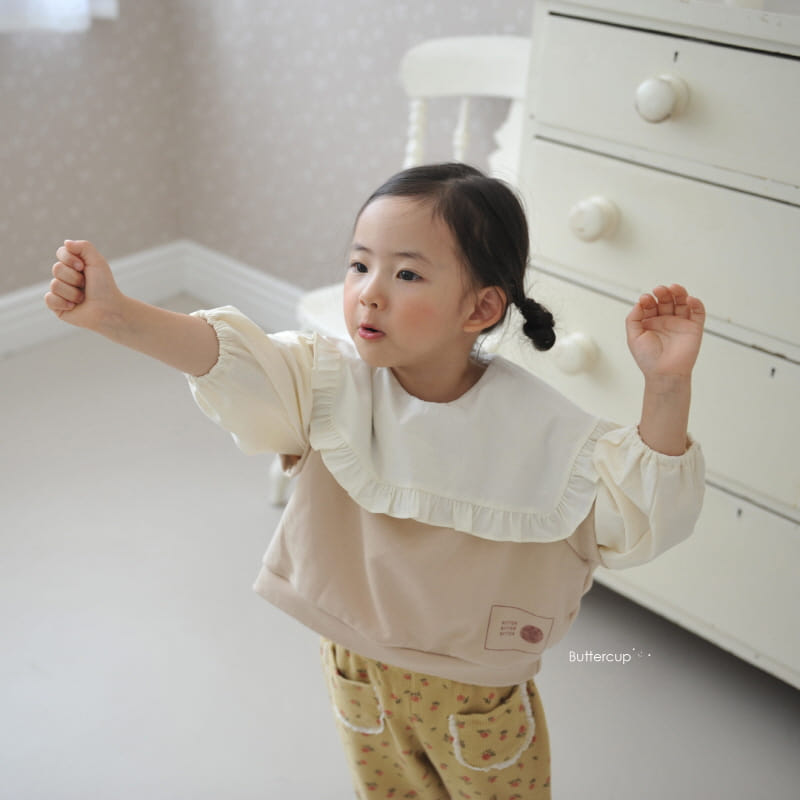 Buttercup - Korean Children Fashion - #minifashionista - Anne Collar Tee - 2