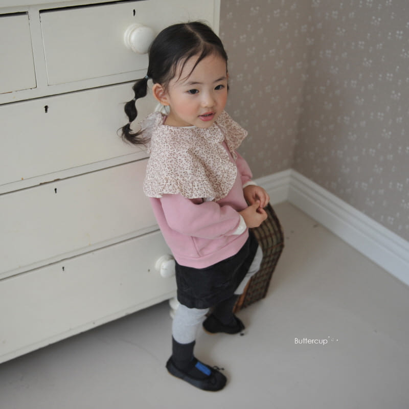 Buttercup - Korean Children Fashion - #stylishchildhood - Small Flower Big Sweatshirt - 3