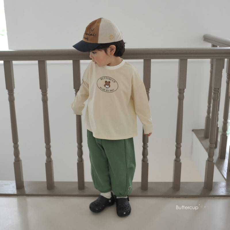 Buttercup - Korean Children Fashion - #todddlerfashion - Bear Bro Single Tee - 10
