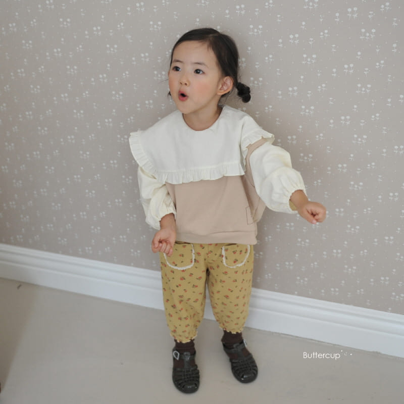 Buttercup - Korean Children Fashion - #prettylittlegirls - Anne Collar Tee - 4