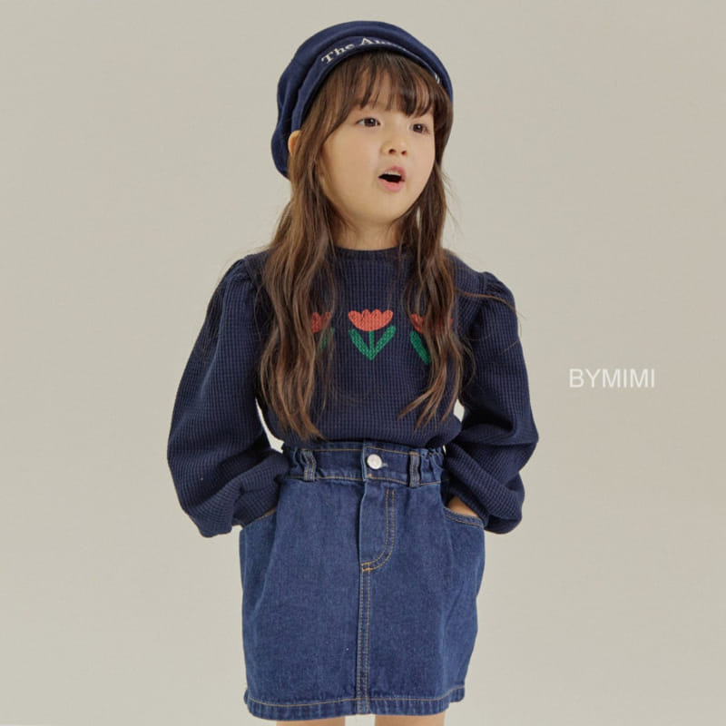 Bymimi - Korean Children Fashion - #childofig - Waffle Tee - 4