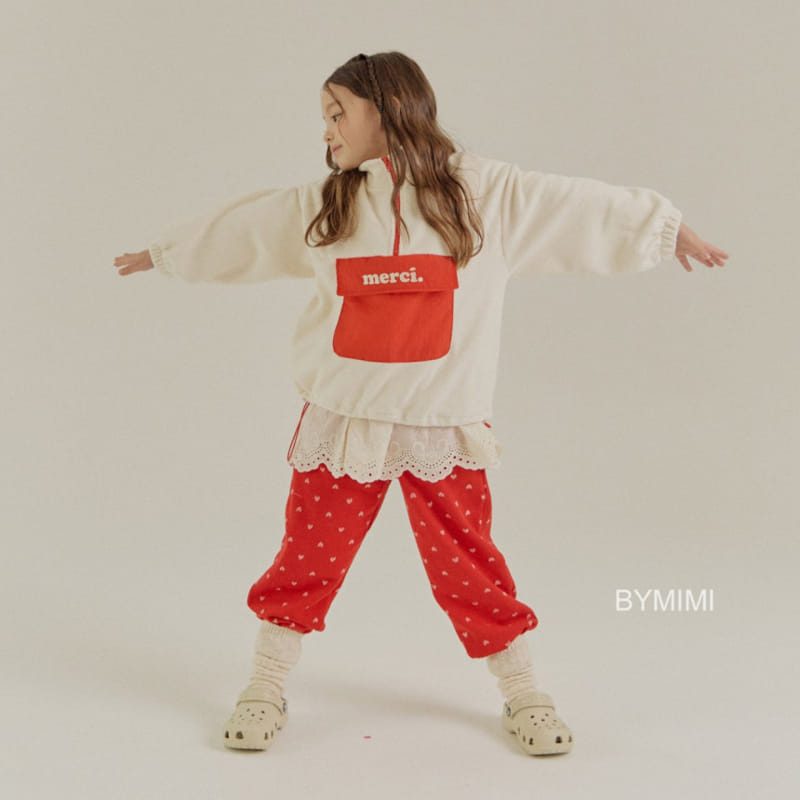Bymimi - Korean Children Fashion - #childofig - Heart PAnts - 3