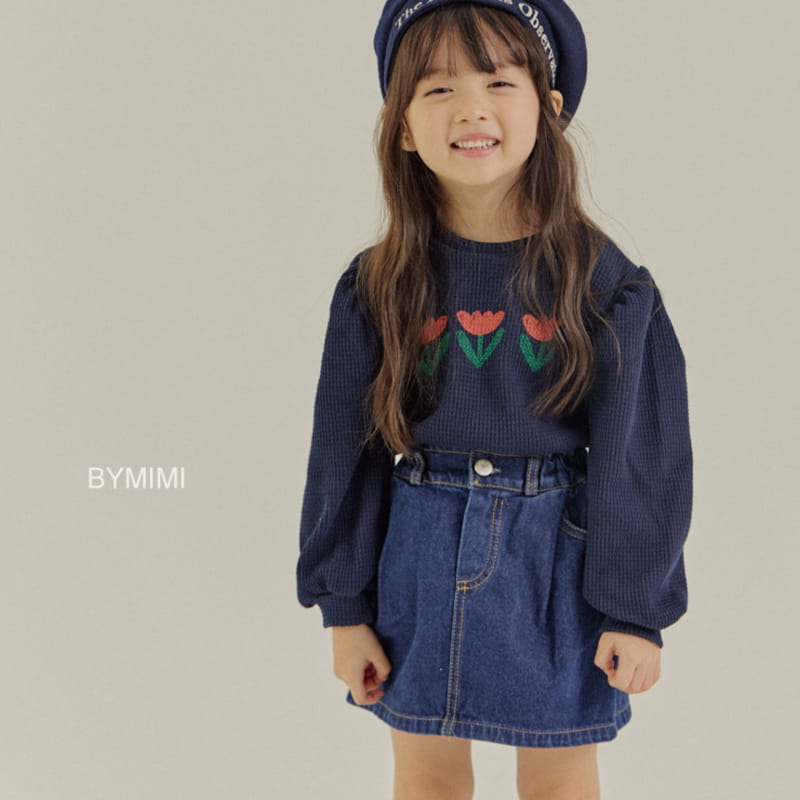 Bymimi - Korean Children Fashion - #childrensboutique - Waffle Tee - 5