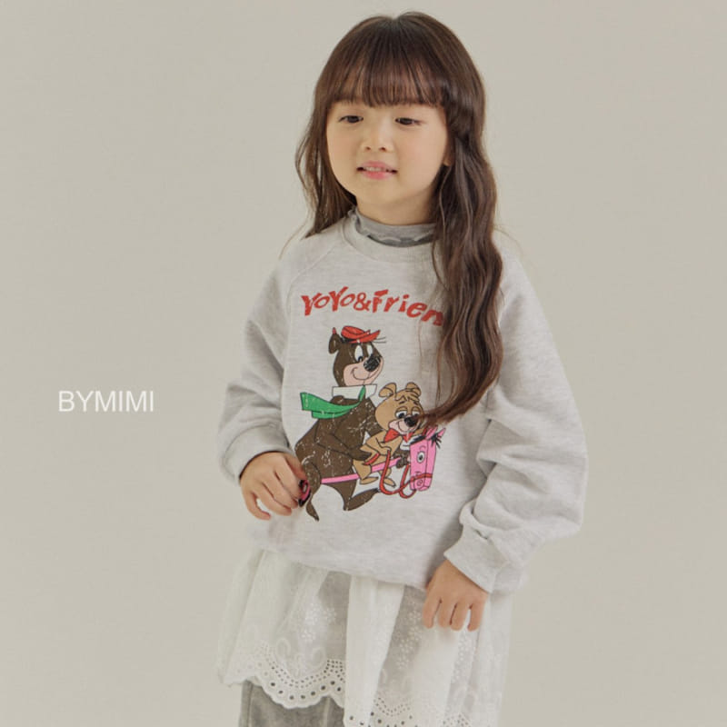 Bymimi - Korean Children Fashion - #childrensboutique - Bear Sweatshirt - 2