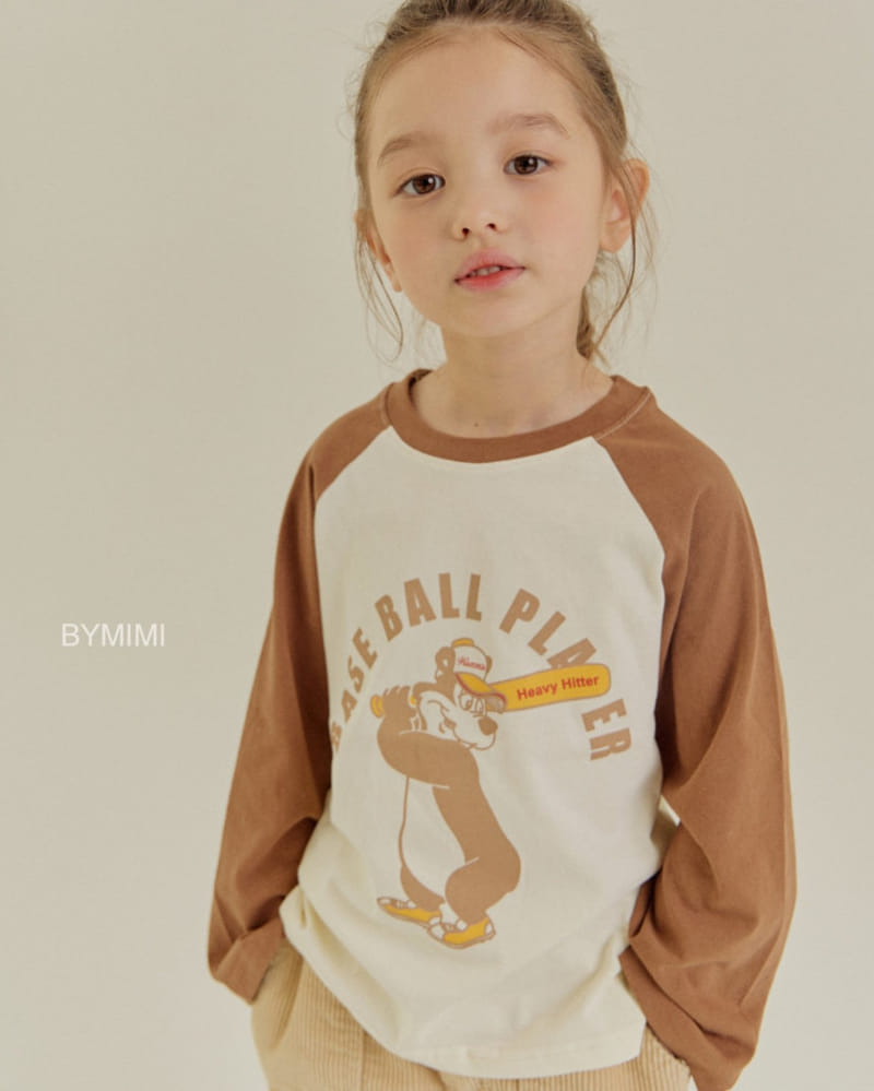 Bymimi - Korean Children Fashion - #designkidswear - Home Run Ball Tee - 8