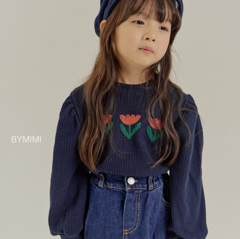 Bymimi - Korean Children Fashion - #designkidswear - Waffle Tee - 6