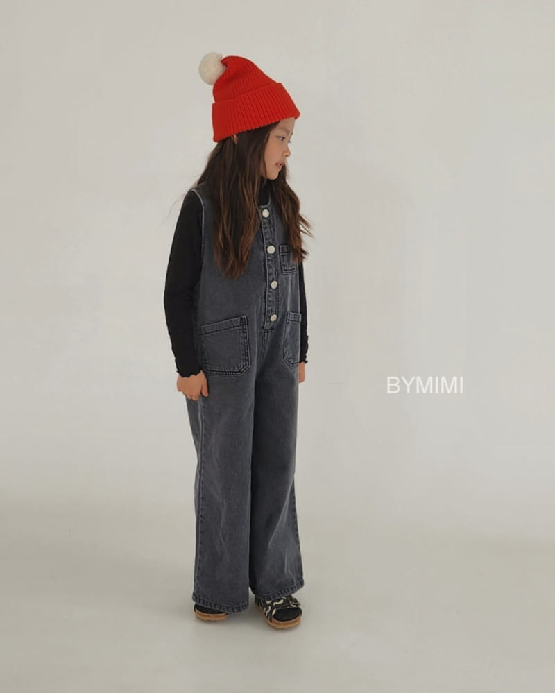 Bymimi - Korean Children Fashion - #designkidswear - Jenny Denim Bodysuit - 11