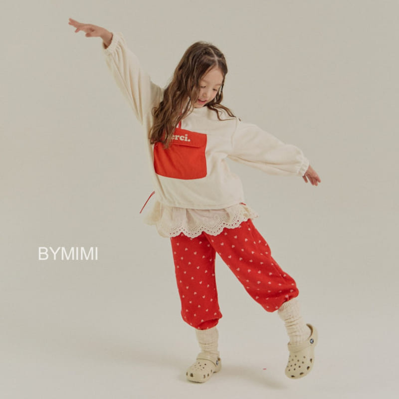 Bymimi - Korean Children Fashion - #designkidswear - Heart PAnts - 5