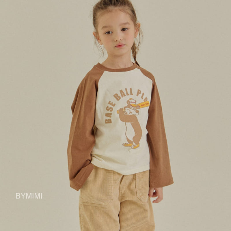 Bymimi - Korean Children Fashion - #discoveringself - Home Run Ball Tee - 9