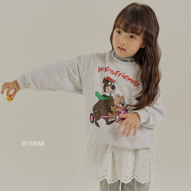 Bymimi - Korean Children Fashion - #designkidswear - Bear Sweatshirt - 4