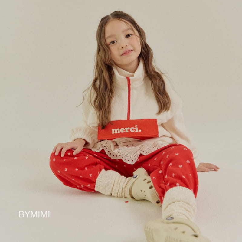 Bymimi - Korean Children Fashion - #discoveringself - Heart PAnts - 6