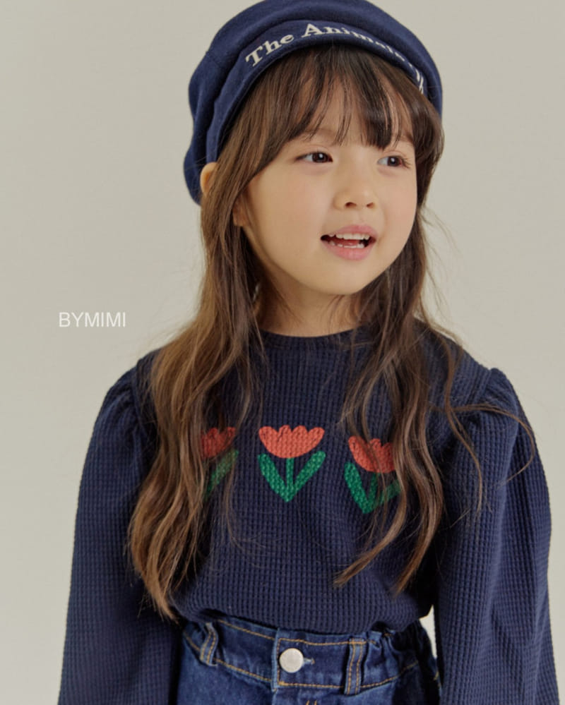 Bymimi - Korean Children Fashion - #fashionkids - Waffle Tee - 8