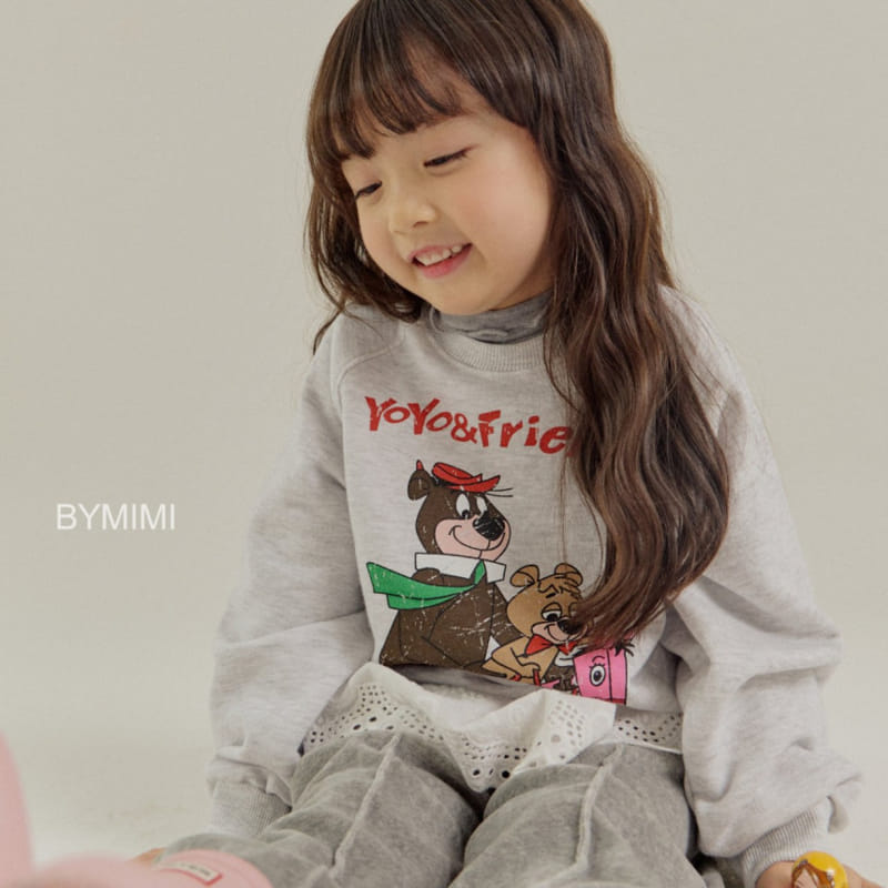 Bymimi - Korean Children Fashion - #fashionkids - Bear Sweatshirt - 5