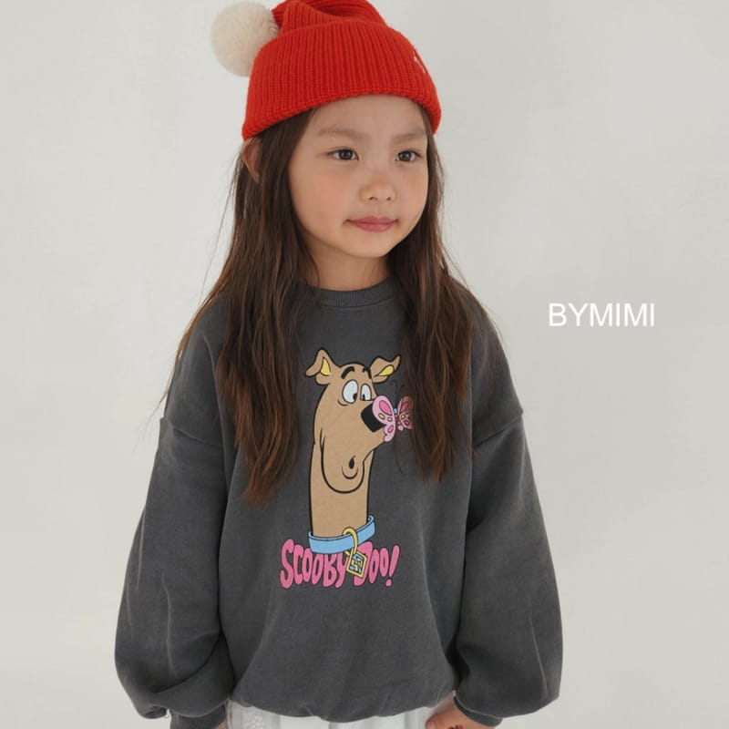 Bymimi - Korean Children Fashion - #kidsshorts - Pigment Sweatshirt - 7