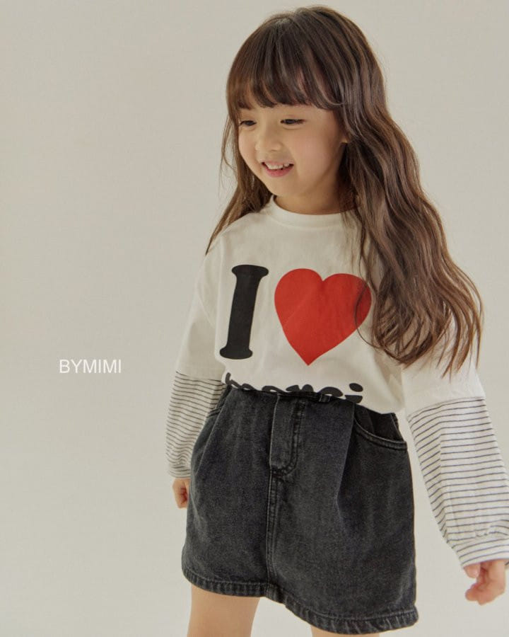 Bymimi - Korean Children Fashion - #kidsshorts - Hei Denim Skirt - 6