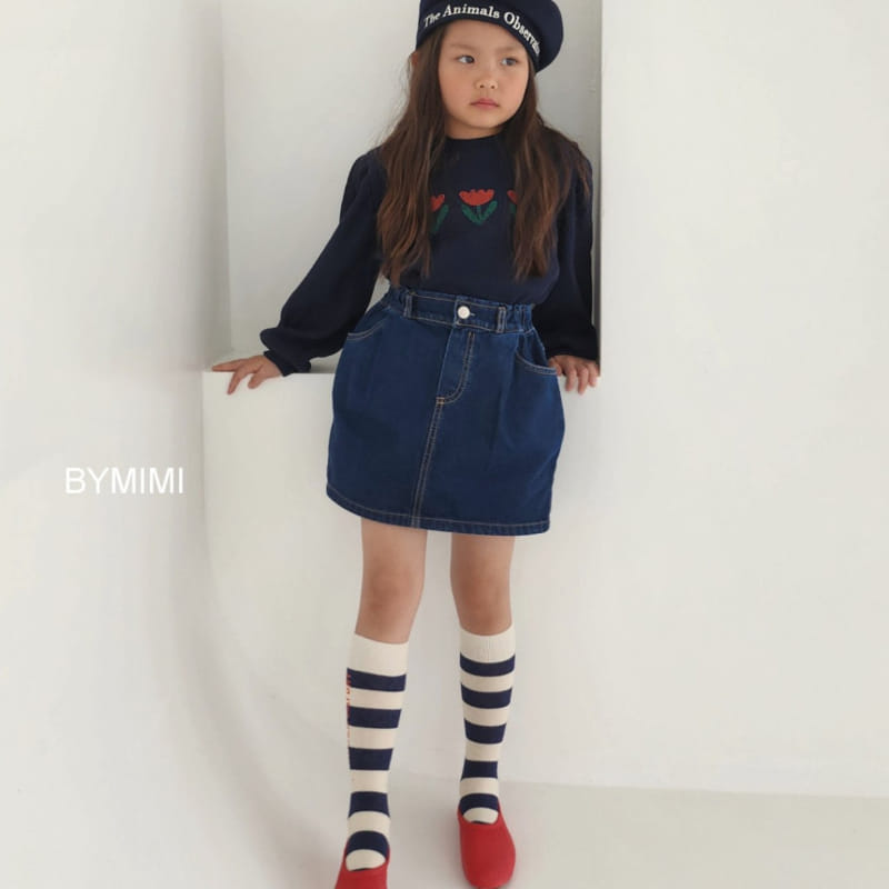 Bymimi - Korean Children Fashion - #kidsstore - Waffle Tee - 10