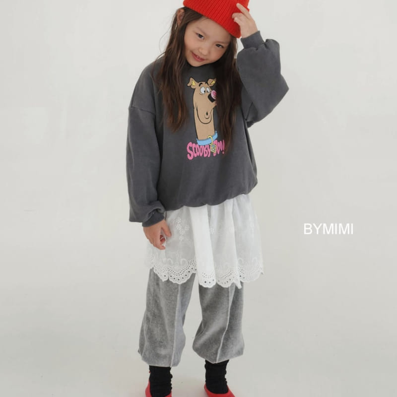 Bymimi - Korean Children Fashion - #kidsstore - Pigment Sweatshirt - 8