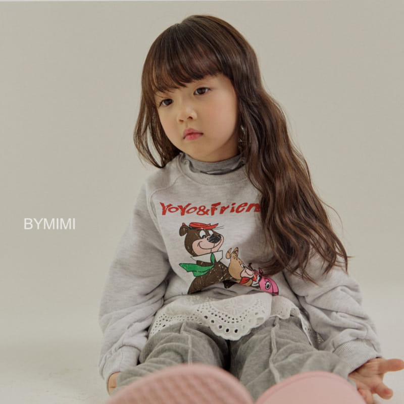 Bymimi - Korean Children Fashion - #kidsstore - Bear Sweatshirt - 7