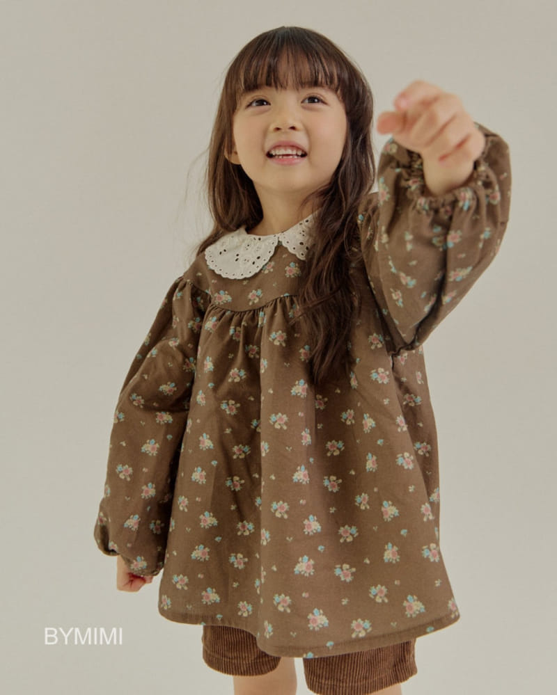Bymimi - Korean Children Fashion - #kidsstore - Lace Collar Blouse - 5