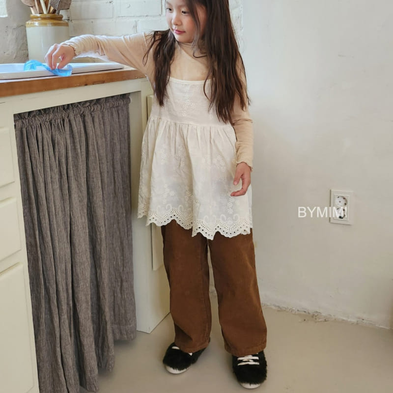 Bymimi - Korean Children Fashion - #kidsstore - Edge Pants - 12