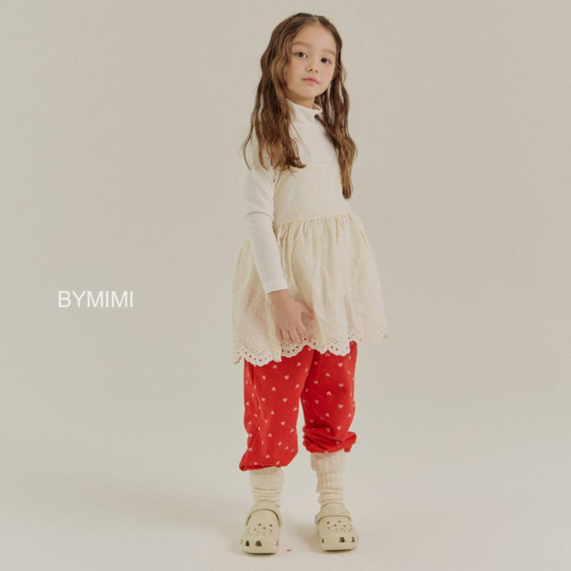 Bymimi - Korean Children Fashion - #kidsstore - Heart PAnts - 9
