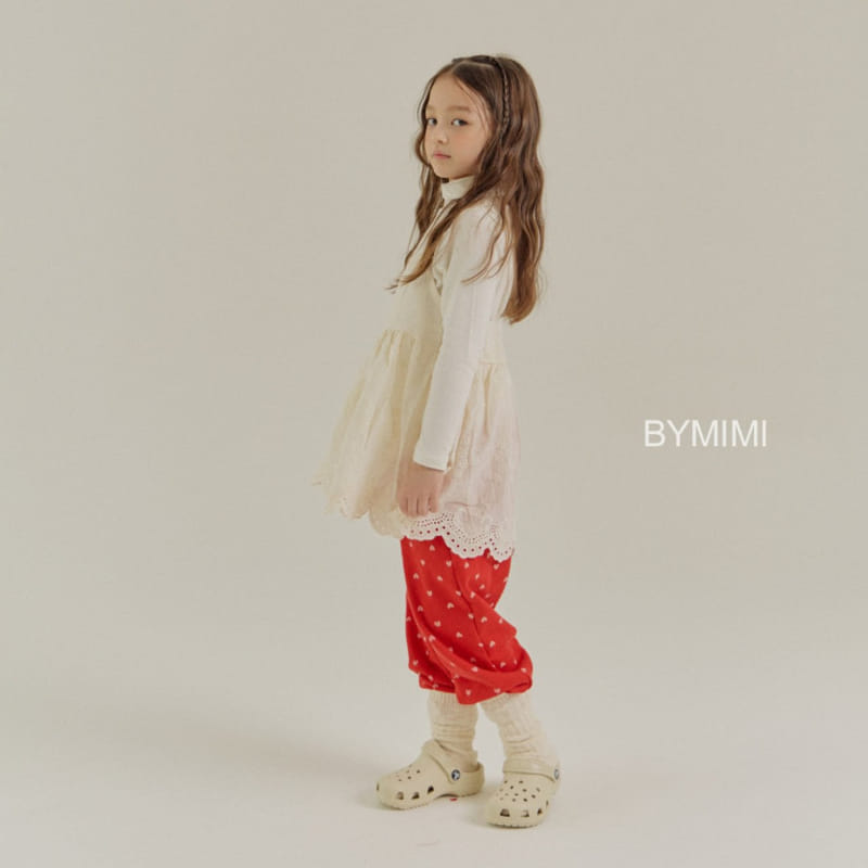 Bymimi - Korean Children Fashion - #kidzfashiontrend - Heart PAnts - 10