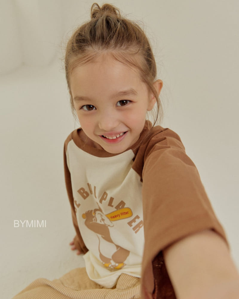 Bymimi - Korean Children Fashion - #littlefashionista - Home Run Ball Tee