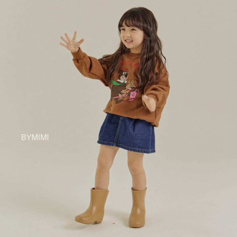 Bymimi - Korean Children Fashion - #littlefashionista - Bear Sweatshirt - 10