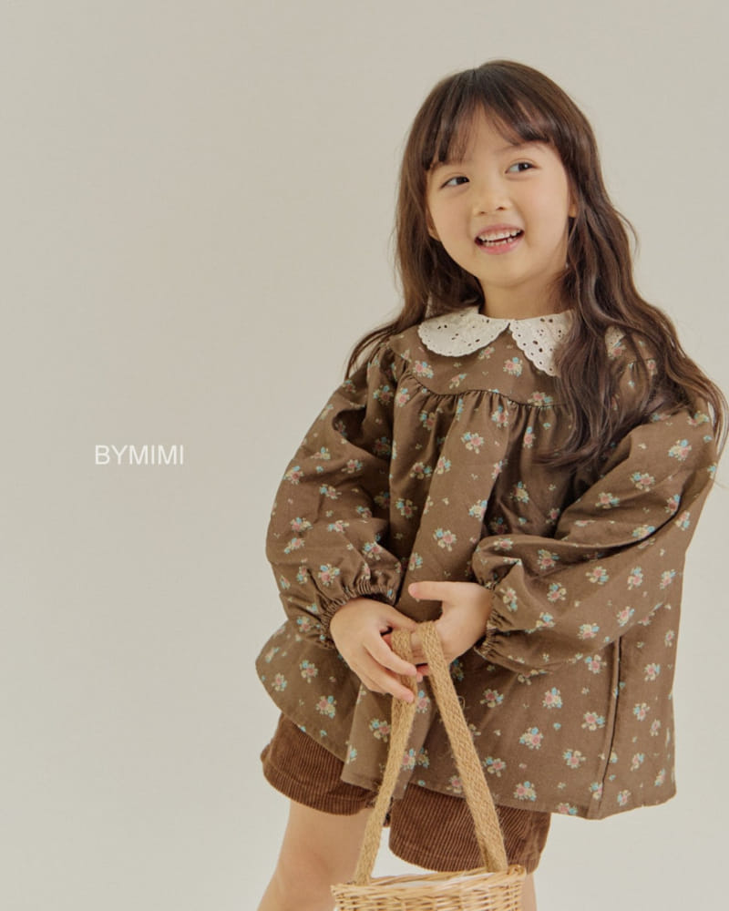Bymimi - Korean Children Fashion - #littlefashionista - Lace Collar Blouse - 8