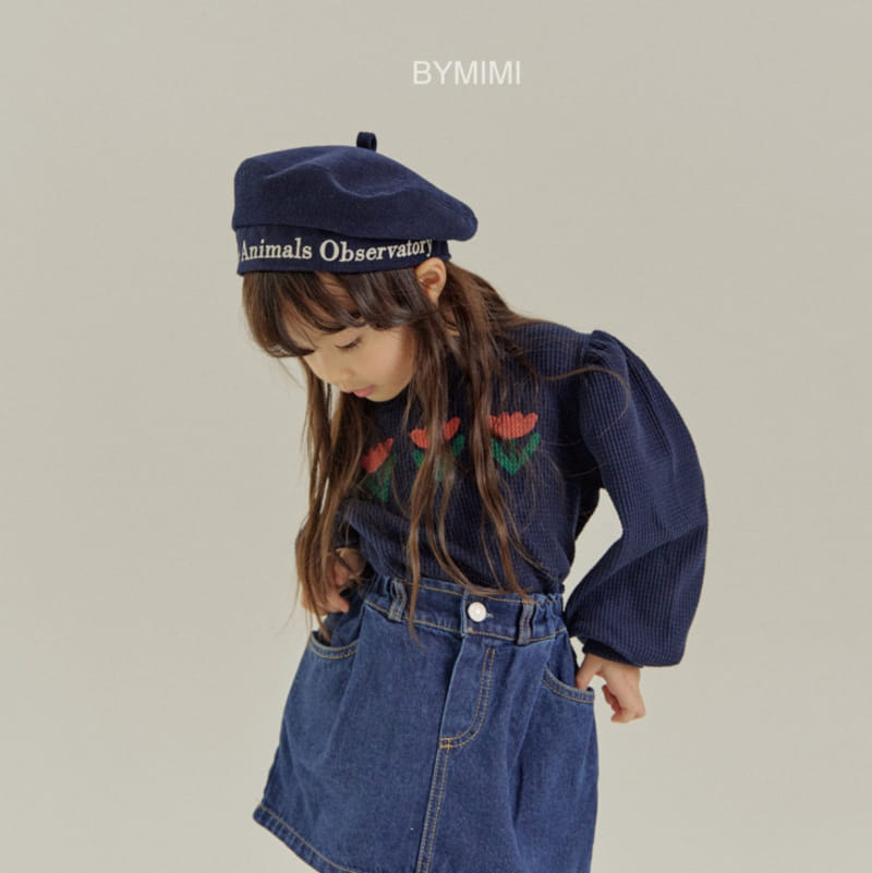 Bymimi - Korean Children Fashion - #minifashionista - Waffle Tee