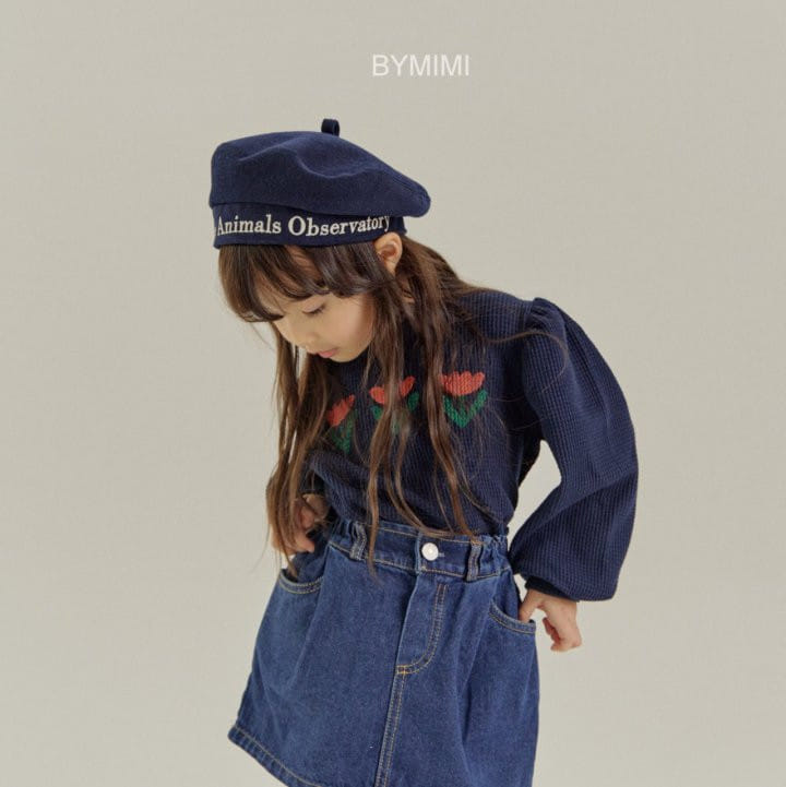 Bymimi - Korean Children Fashion - #minifashionista - Hei Denim Skirt - 12