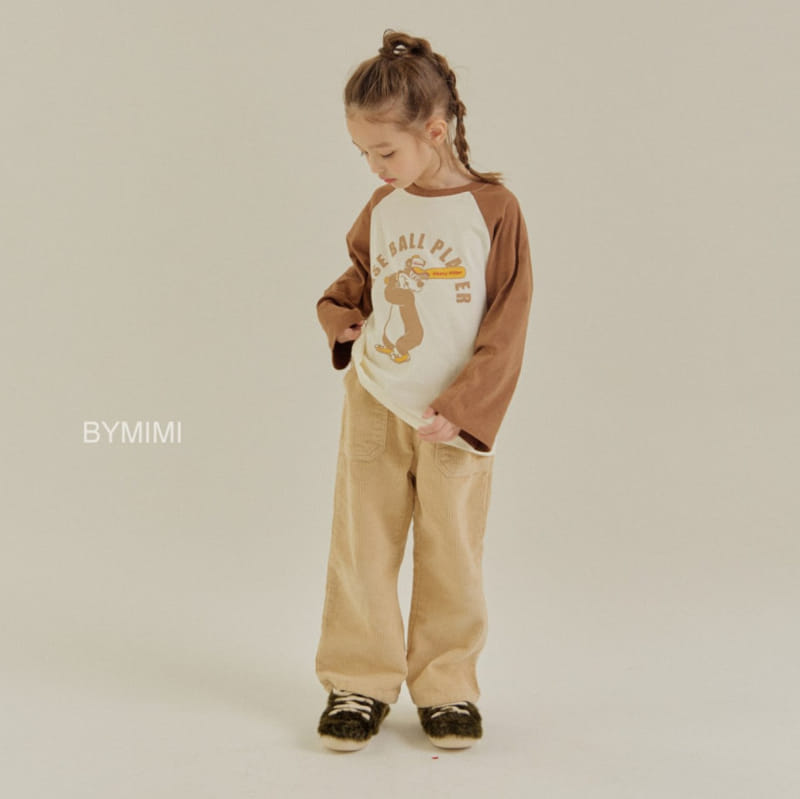 Bymimi - Korean Children Fashion - #minifashionista - Home Run Ball Tee - 4