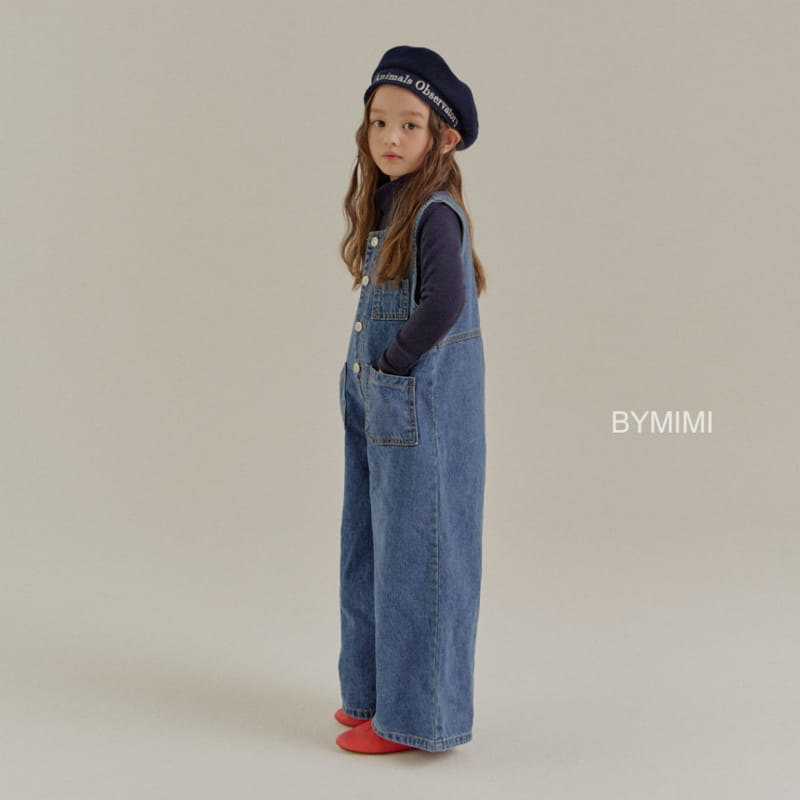 Bymimi - Korean Children Fashion - #prettylittlegirls - Jenny Denim Bodysuit - 5