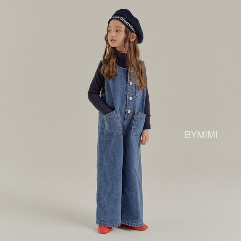 Bymimi - Korean Children Fashion - #stylishchildhood - Jenny Denim Bodysuit - 8