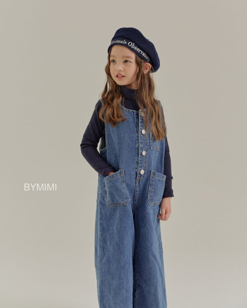 Bymimi - Korean Children Fashion - #todddlerfashion - Jenny Denim Bodysuit - 6