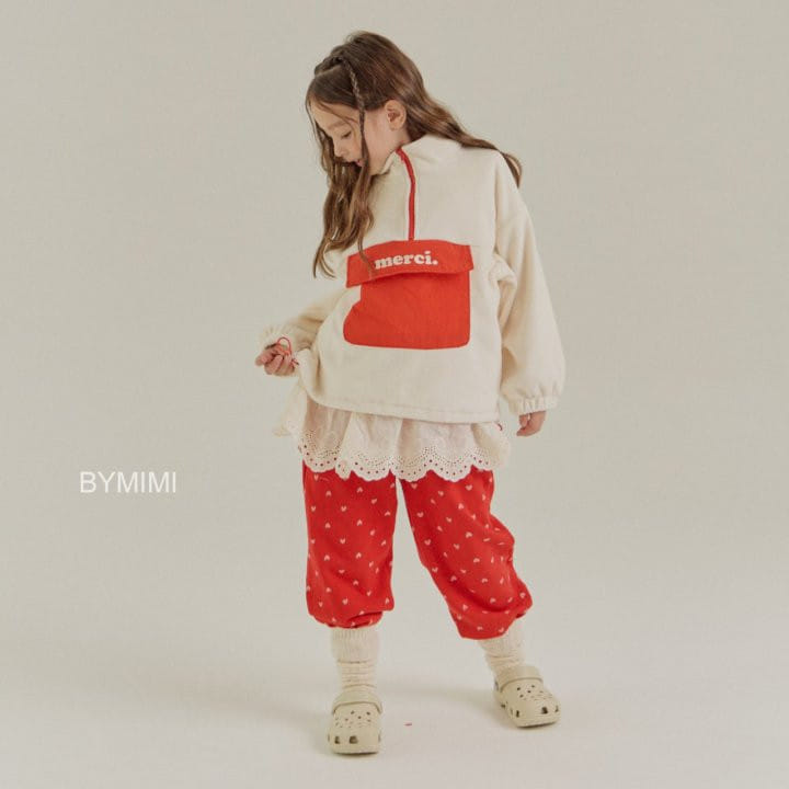 Bymimi - Korean Children Fashion - #toddlerclothing - Heart PAnts