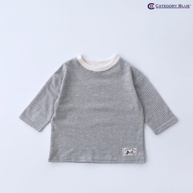 Category Blue - Korean Children Fashion - #minifashionista - Small Stripes Tee - 3