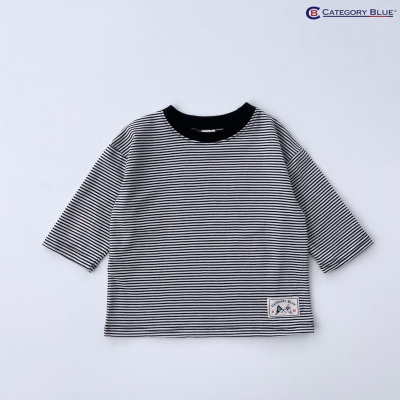 Category Blue - Korean Children Fashion - #minifashionista - Small Stripes Tee - 4