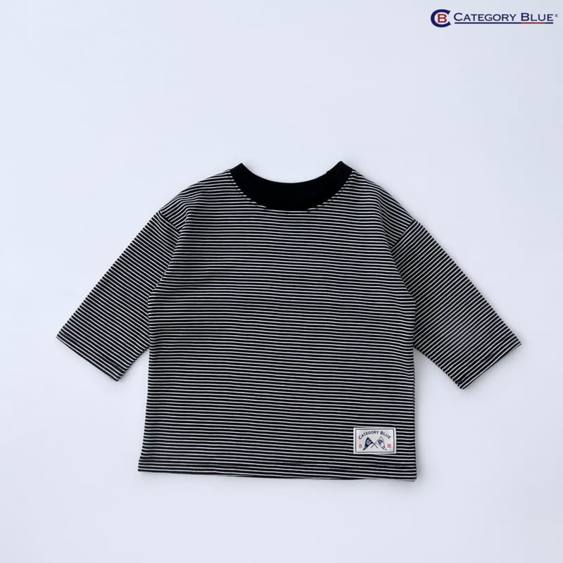 Category Blue - Korean Children Fashion - #todddlerfashion - Small Stripes Tee - 5