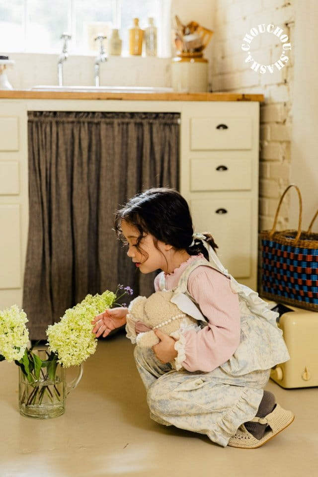 Chouchou Shasha - Korean Children Fashion - #childofig - Mue Top Bottom Set - 8