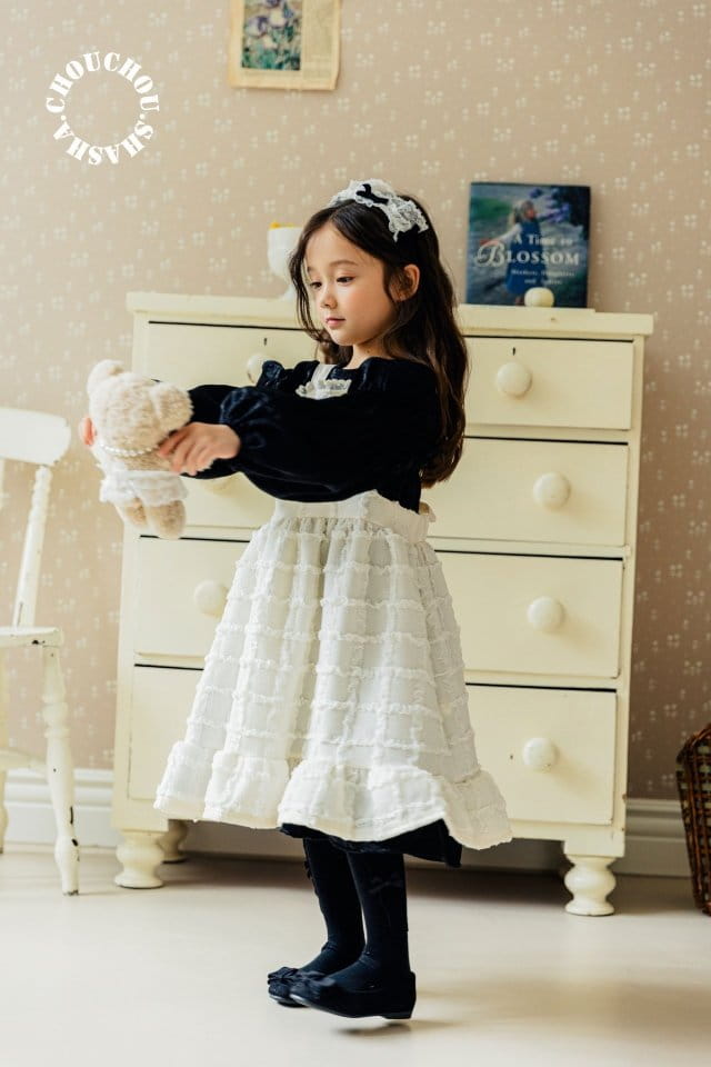 Chouchou Shasha - Korean Children Fashion - #childofig - Maple One-piece - 4