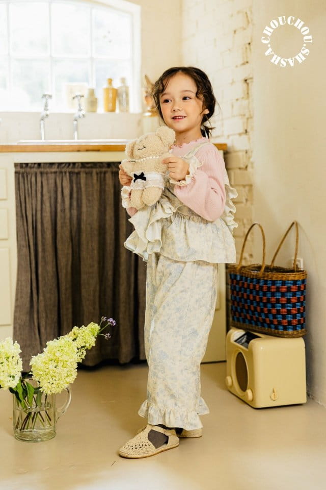 Chouchou Shasha - Korean Children Fashion - #childrensboutique - Mue Top Bottom Set - 9