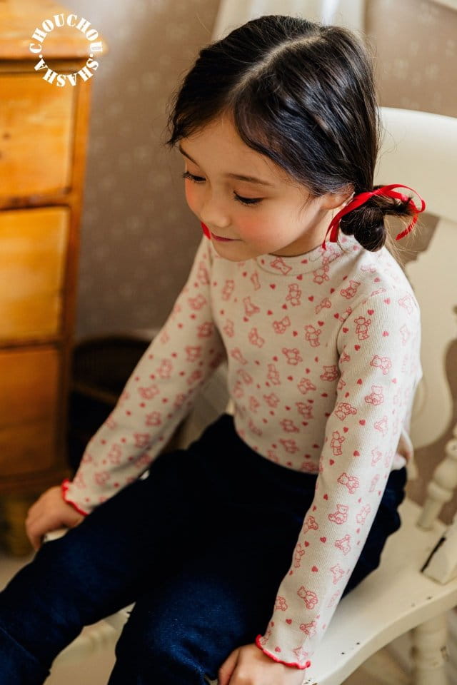 Chouchou Shasha - Korean Children Fashion - #childrensboutique - Beart Tee - 3