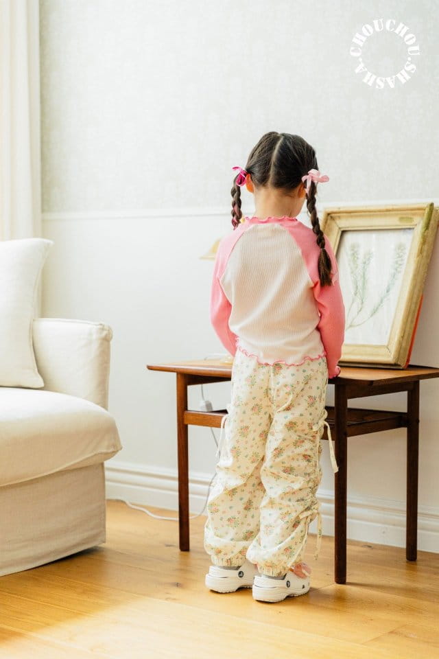 Chouchou Shasha - Korean Children Fashion - #childrensboutique - Flower Shirring Pants - 11