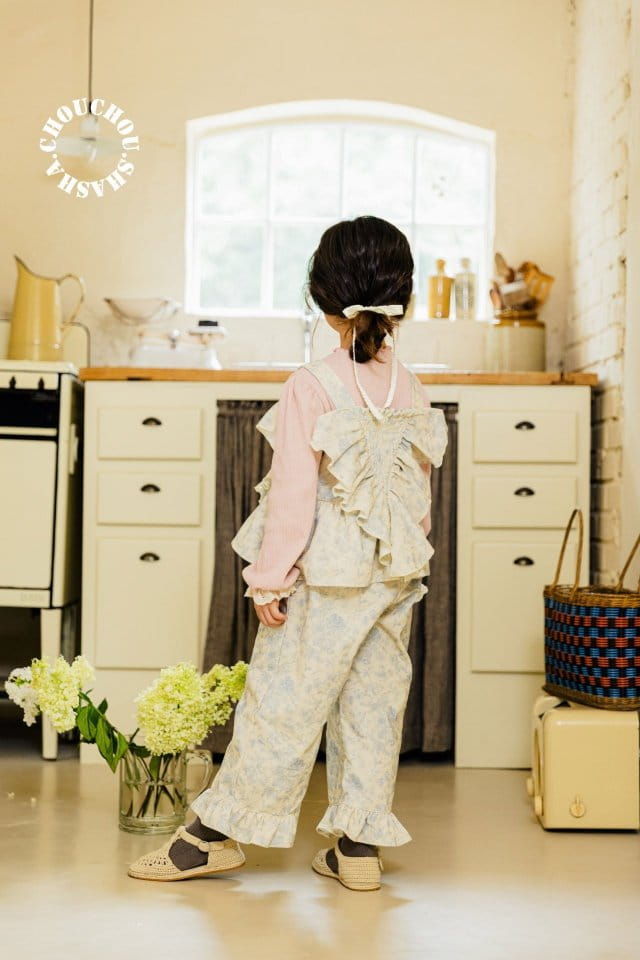 Chouchou Shasha - Korean Children Fashion - #designkidswear - Mue Top Bottom Set - 10
