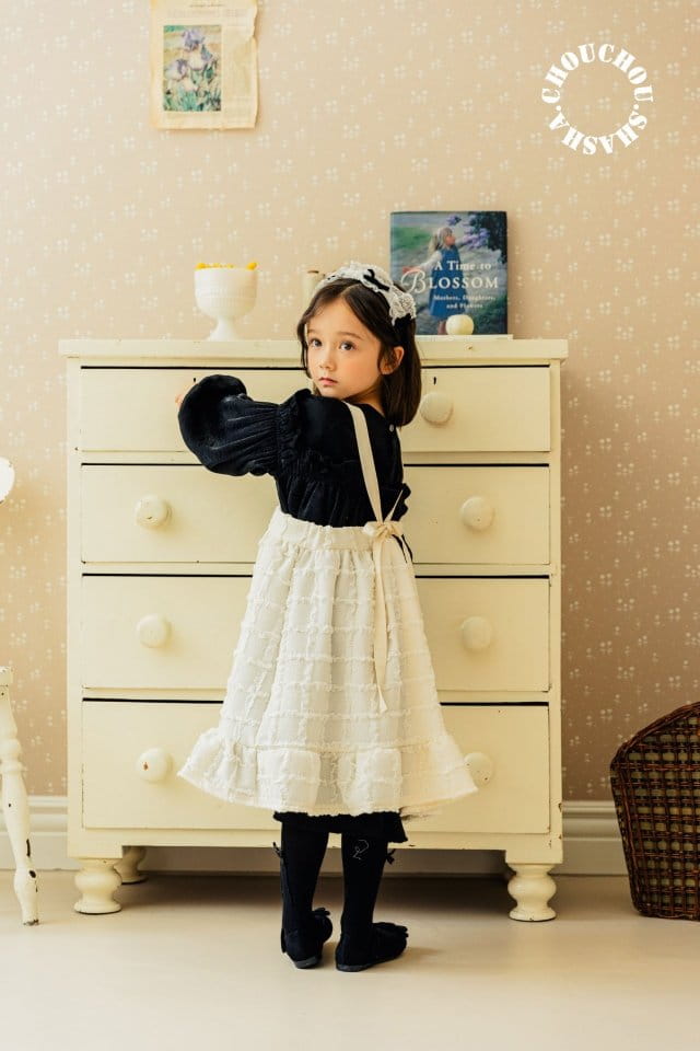 Chouchou Shasha - Korean Children Fashion - #designkidswear - Maple One-piece - 6