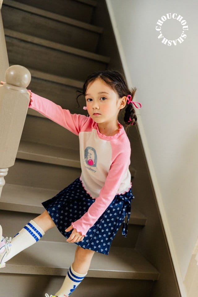 Chouchou Shasha - Korean Children Fashion - #designkidswear - Heart Wrinkle Pants - 10