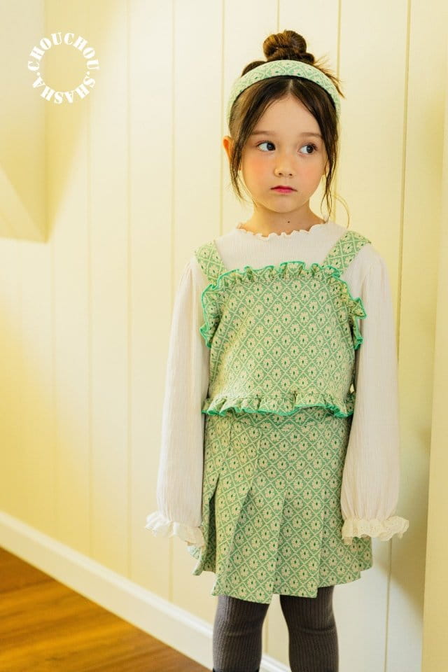 Chouchou Shasha - Korean Children Fashion - #fashionkids - Lace Tee - 7