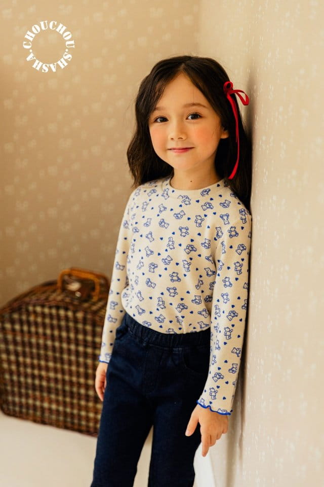 Chouchou Shasha - Korean Children Fashion - #fashionkids - Beart Tee - 6