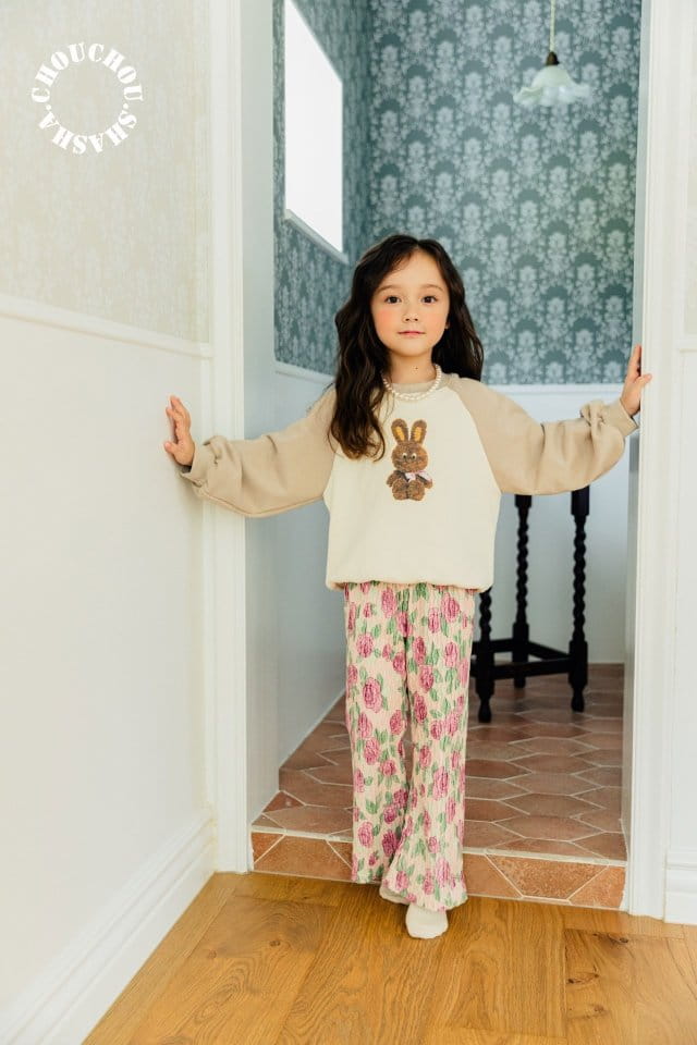 Chouchou Shasha - Korean Children Fashion - #kidsshorts - Rose Pants
